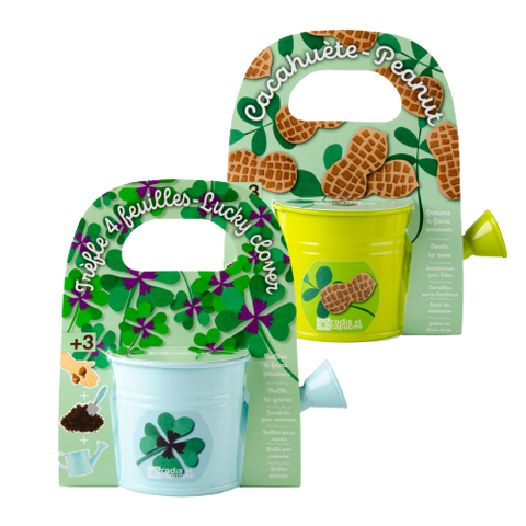 SET - Mini kyblík s arašídy a semínky čtyřlístku 